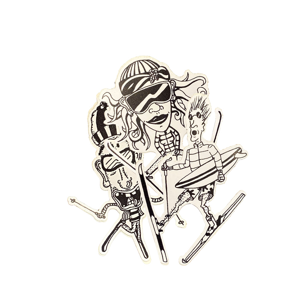 Skier Sticker Pack